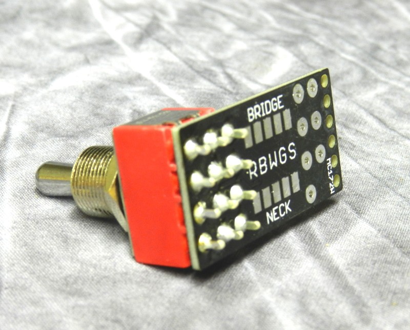 Replacement 4PDT 3way Ernie Ball Music Man John Petrucci JP toggle