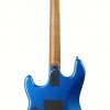 Ernie Ball Music Man Sabre Guitar - Diablo Blue - Flame - Image 6