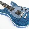 Ernie Ball Music Man Steve Morse SM-Y2D - Diablo Blue - Quilt - H01103 - Image 5