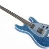 Ernie Ball Music Man Steve Morse SM-Y2D - Diablo Blue - Quilt - H01103 - Image 6