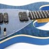 Ernie Ball Music Man Steve Morse SM-Y2D - Diablo Blue - Quilt - H01103 - Image 8