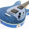 Ernie Ball Music Man Steve Morse SM-Y2D - Diablo Blue - Quilt - H01103 - Image 9