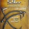 Klotz Cables - Pedal Patcher Vintage Pancake Cable 3pk 6inch