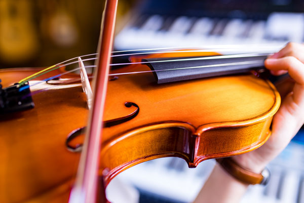 Violin close up