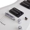 Schecter C-6 Deluxe Satin White - 432-SWHT - Image 3
