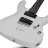 Schecter C-6 Deluxe Satin White - 432-SWHT - Image 4