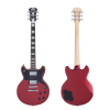 D'Angelico Premier Brighton Electric Guitar - Oxblood - Image 5
