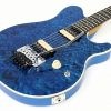 Ernie Ball Music Man Axis (Floyd Rose) - Diablo Blue - Quilt - H00921 - Image 2