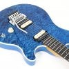 Ernie Ball Music Man Axis (Floyd Rose) - Diablo Blue - Quilt - H00921 - Image 4