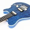 Ernie Ball Music Man Axis (Floyd Rose) - Diablo Blue - Quilt - H00921 - Image 8
