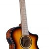 Breedlove Discovery S Companion Edgeburst CE - Red Cedar w/ African Mahogany - Image 4