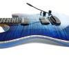 Ernie Ball Music Man Sabre Guitar - Diablo Blue - Flame - H01084 - Image 10