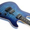 Ernie Ball Music Man Sabre Guitar - Diablo Blue - Flame - H01084 - Image 4