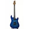 Ernie Ball Music Man Sabre Guitar - Diablo Blue - Flame - H01440
