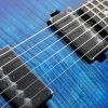 Ernie Ball Music Man Sabre Guitar - Diablo Blue - Flame - H01440 - Image 10