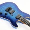 Ernie Ball Music Man Sabre Guitar - Diablo Blue - Flame - H01440 - Image 4