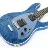Ernie Ball Music Man Steve Morse SM-Y2D - Diablo Blue - Quilt - H00559 - Image 2