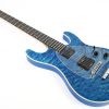 Ernie Ball Music Man Steve Morse SM-Y2D - Diablo Blue - Quilt - H01502 - Image 6