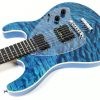 Ernie Ball Music Man Steve Morse SM-Y2D - Diablo Blue - Quilt - H01502 - Image 7