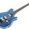 Ernie Ball Music Man Axis (Floyd Rose) - Diablo Blue - Quilt - H01908 - Mint - Image 3
