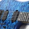 Ernie Ball Music Man JP15 - Diablo Blue - Quilt - H01491 - Image 10
