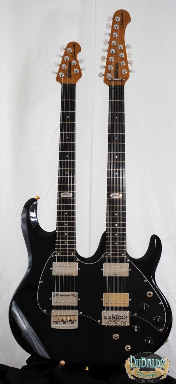 Ernie Ball Music Man Double-Neck Silhouette B.F.R. - Black Sugar