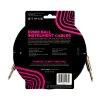 Ernie Ball 18' Braided Straight Straight Inst Cable Purple Black - Image 2