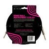Ernie Ball 25' Braided Straight Straight Inst Cable Purple Black - Image 2