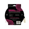 Ernie Ball 20' Male Female XLR Microphone Cable White - Image 2