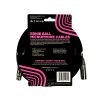 Ernie Ball 15' Braided Male Female XLR Microphone Cable Black - Image 2