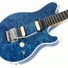 Ernie Ball Music Man Axis (Floyd Rose) - Diablo Blue - Quilt - H01114 - Image 2