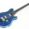 Ernie Ball Music Man Axis (Floyd Rose) - Diablo Blue - Quilt - H01114 - Image 3