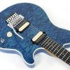 Ernie Ball Music Man Axis (Floyd Rose) - Diablo Blue - Quilt - H01114 - Image 4