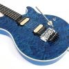 Ernie Ball Music Man Axis (Floyd Rose) - Diablo Blue - Quilt - H01114 - Image 5