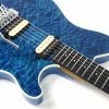 Ernie Ball Music Man Axis (Floyd Rose) - Diablo Blue - Quilt - H01114 - Image 9