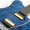 Ernie Ball Music Man Axis (Floyd Rose) - Diablo Blue - Quilt - H02496 - Image 12