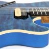 Ernie Ball Music Man Axis (Floyd Rose) - Diablo Blue - Quilt - H02496 - Image 14
