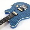 Ernie Ball Music Man Axis (Floyd Rose) - Diablo Blue - Quilt - H02496 - Image 7
