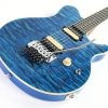 Ernie Ball Music Man Axis (Floyd Rose) - Diablo Blue - Quilt - H02496 - Image 9