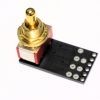 Replacement 4PDT 3-way Ernie Ball Music Man John Petrucci JP toggle switch - Gold