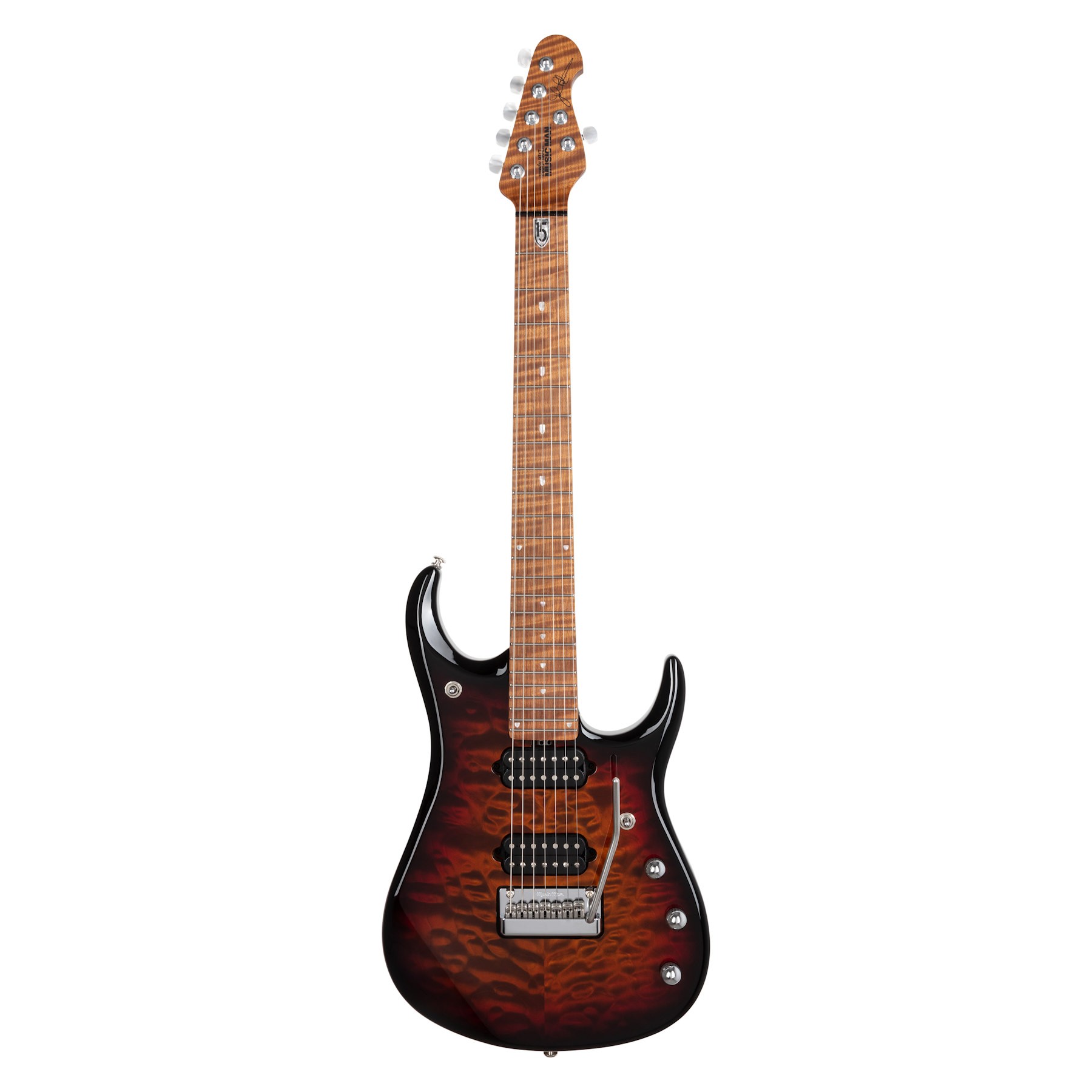 Ernie Ball Music Man John Petrucci JP15 7-string - Tiger Eye 