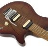 Ernie Ball Music Man Axis w/ Floyd Rose - Roasted Amber - Flame Top - H03183 - MINT! - Image 4