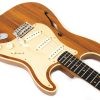 Fender 2018 NAMM Limited Edition Custom Shop Artisan Koa Stratocaster - Aged Fire Mist Gold - Image 4