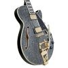 D'Angelico Excel SS Single Cutaway w/ shield tremolo - Black Dog - DAESSBDGTR - Image 3