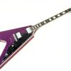 Schecter V-1 Custom Trans Purple 654 w/ hardshell case - Mint! - Image 3