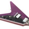 Schecter V-1 Custom Trans Purple 654 w/ hardshell case - Mint! - Image 4
