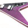 Schecter V-1 Custom Trans Purple 654 w/ hardshell case - Mint! - Image 5