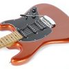 Ernie Ball Music Man Cutlass RS HSS Trem - Blood Orange - H07983 - Beautiful Neck! - Image 7