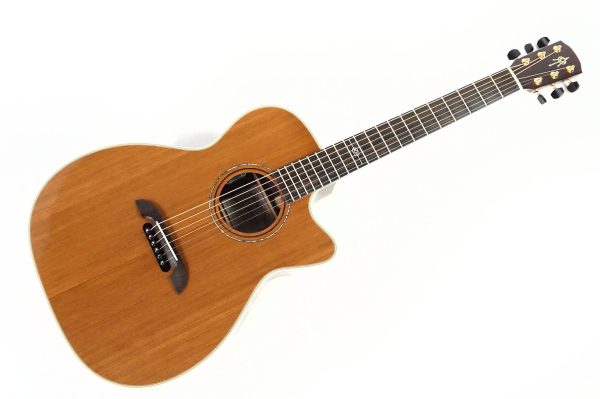 Alvarez Yairi Masterworks Folk/OM Acoustic Electric FYM74CE - Redwood Top - 76258 - Image 3