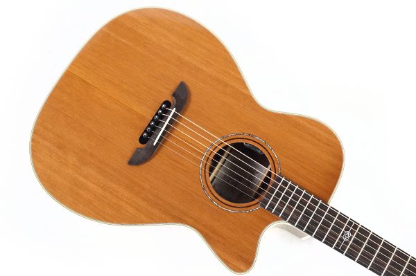 Alvarez Yairi Masterworks Folk/OM Acoustic Electric FYM74CE - Redwood Top - 76258 - Image 4